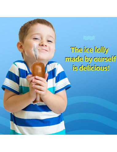 Boao 240 Bolsas de Helado Desechables 7x30cm con Embudo