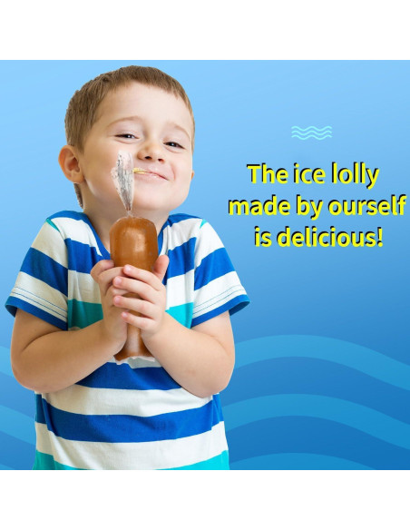 Boao 240 Bolsas de Helado Desechables 7x30cm con Embudo