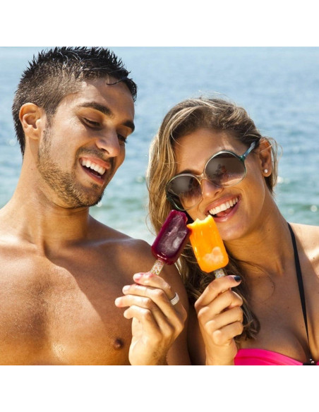 Palitos de Acrílico Reutilizables Geiserailie 40 Piezas 11.4 cm Dorado