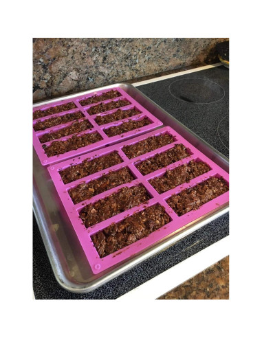 Molde de Silicona Palksky 2 Pcs 8 Cavidades para Barras