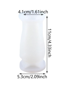 Molde de Silicona para Vela de Helado XIAOSHUI 9x7 cm 2