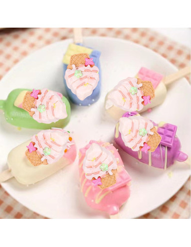 Molde de Silicona para Fondant Helado YIHUOMOLDS 8x7 cm