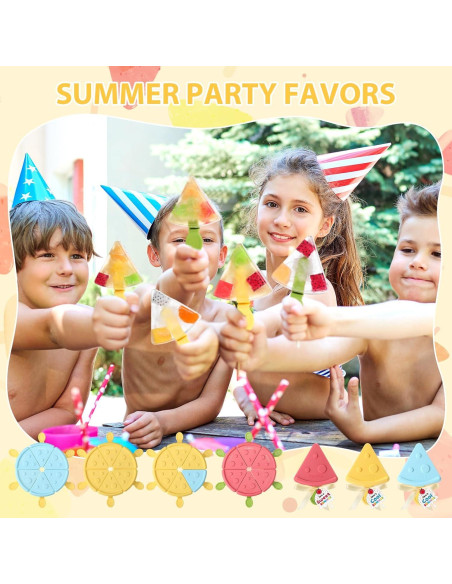 Paquete de 24 Moldes de Helado Reallnaive con Tarjetas