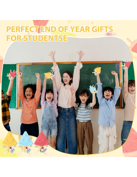 Paquete de 24 Moldes de Helado Reallnaive con Tarjetas