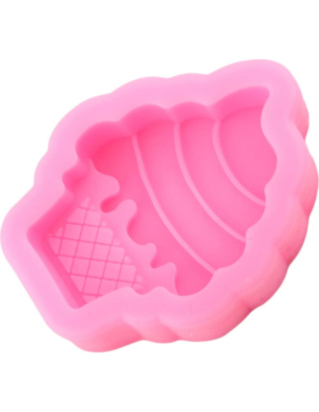 Molde de Silicona para Fondant Helado YIHUOMOLDS 8x7 cm