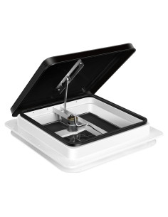 Ventilador de Techo Reversible Livpow 12V 14" x 14" Tapa Negra