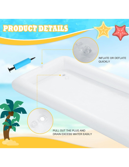 Barra de Servicio Inflable MorTime 4 Piezas 134x64 cm