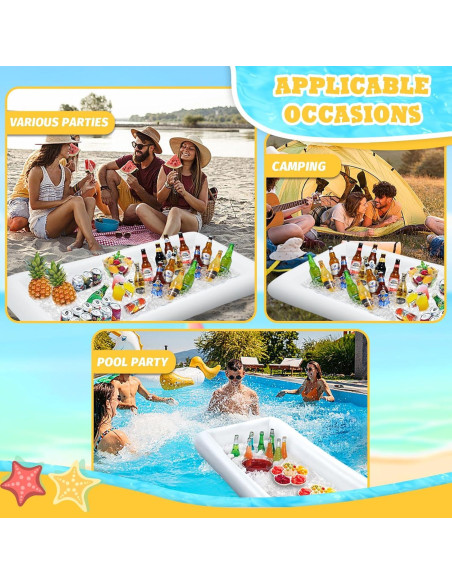 Barra de Servicio Inflable MorTime 4 Piezas 134x64 cm