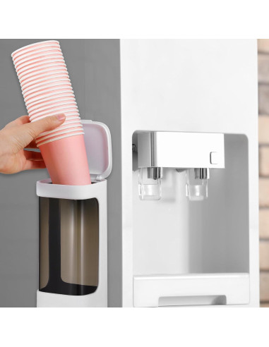 Dispensador de Vasos Molain Blanco para Pared 3oz-5oz