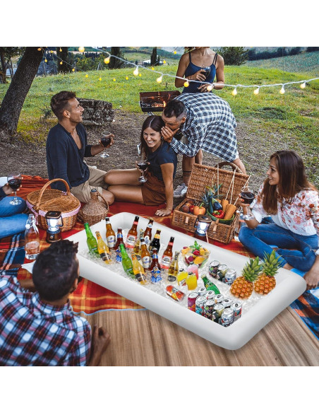 Barra de Servicio Inflable MorTime 4 Piezas 134x64 cm