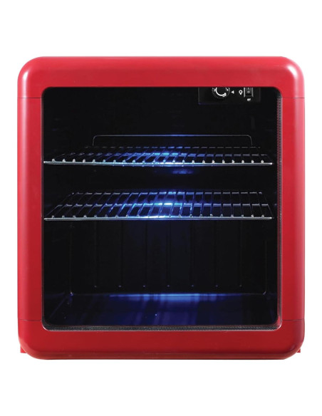 Enfriador de Bebidas Magic Chef MCB17CHR 48.1L Rojo Retro