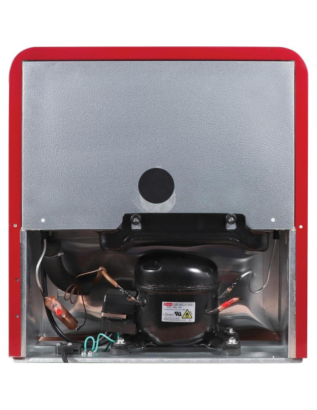 Enfriador de Bebidas Magic Chef MCB17CHR 48.1L Rojo Retro