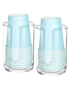 Dispensador de Vasos de Papel Youngever 2 Piezas Transparente
