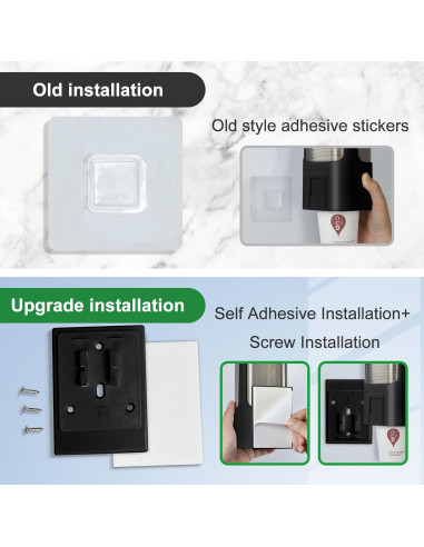 Dispensador de Vasos Desechables EOFJRUC Negro 3oz-5oz