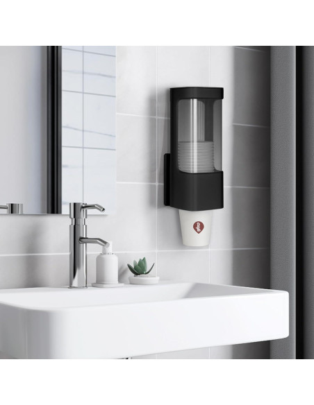 Dispensador de Vasos Desechables EOFJRUC Negro 3oz-5oz