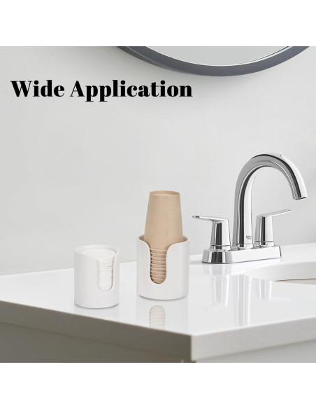 Dispensador de Tazas Cerámica UHEY HOME Blanco Juego de 2