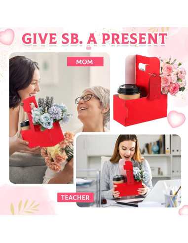 Paquete 50 Portavasos Cartón Kraft 2 Tazas 22 oz MotiMind