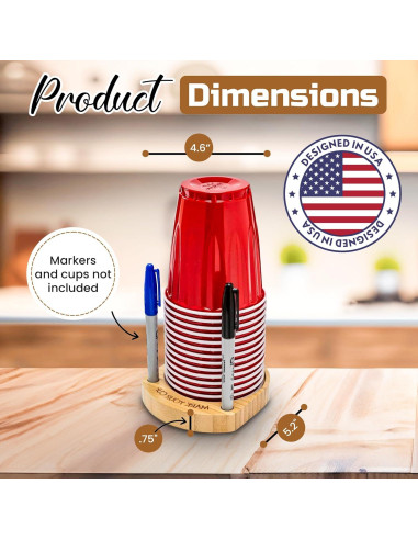 Soporte para Vasos de Fiesta Truvalent - Organizador Compacto