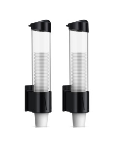 Dispensador de Tazas Baderke 2 Piezas Soporte de Pared 40x9 cm