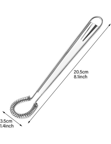 Batidor de Salsa y Huevo SYCOOVEN Acero Inoxidable 2 Piezas