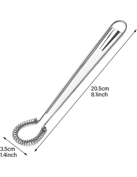 Batidor de Salsa y Huevo SYCOOVEN Acero Inoxidable 2 Piezas