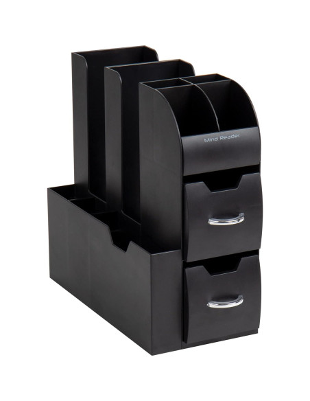 Organizador de Tazas y Condimentos Mind Reader Negro 28.6x13.6x28.3cm Organizador de Tazas y Condimentos Mind Reader Negro 28.6x13.6x28.3cm