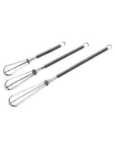 Juego de Batidores Mini Chef Craft 3 Piezas Cromo 14-23 cm