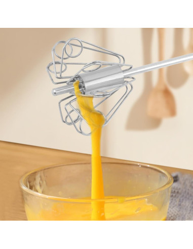 Batidor de Acero Inoxidable EMVANV Semiautomático 29.5cm