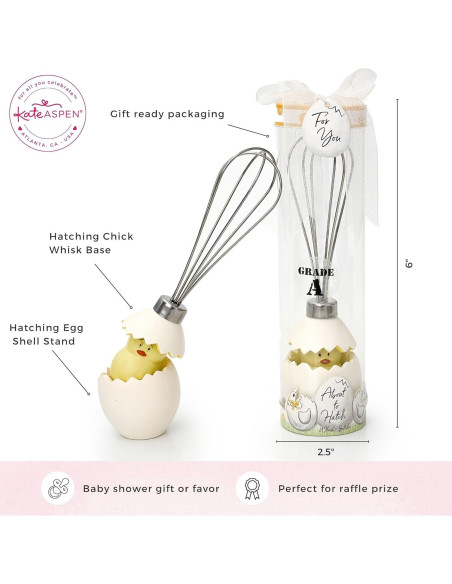 Batidor de Huevos Kate Aspen A Punto de Nacer 15,24 cm