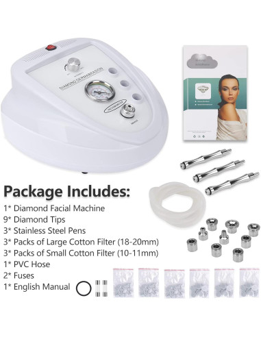 Máquina de Microdermoabrasión Diamante Mcwdoit 65-68 cmHg