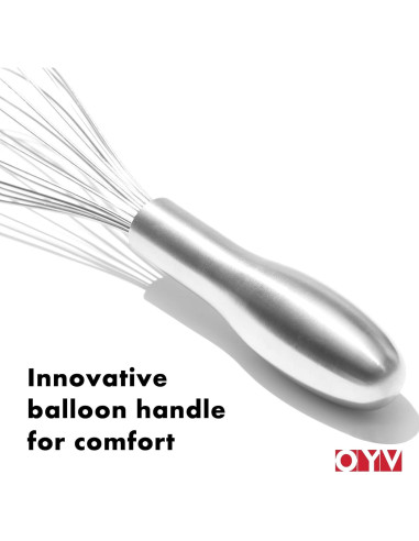 Batidor de acero inoxidable OYV 25,4 cm apto lavavajillas