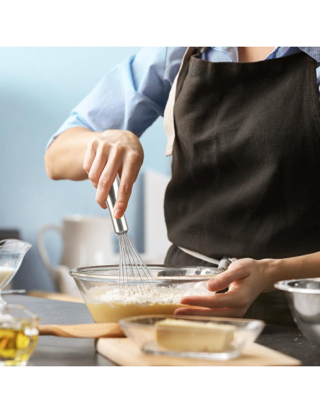 Batidor de acero inoxidable OYV 25,4 cm apto lavavajillas