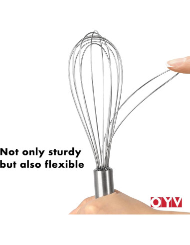Batidor de acero inoxidable OYV 25,4 cm apto lavavajillas