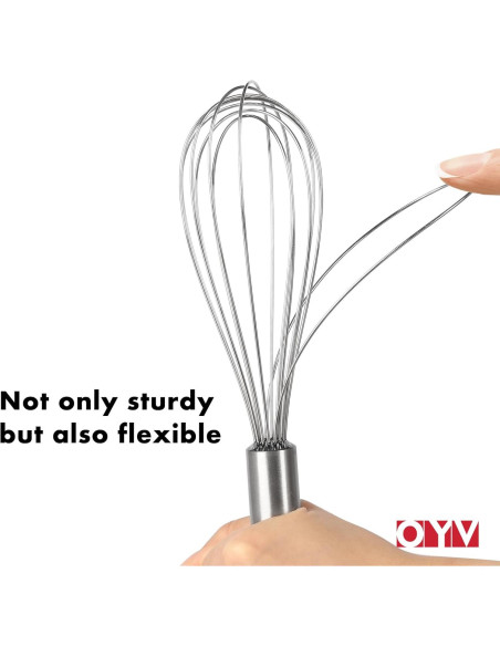 Batidor de acero inoxidable OYV 25,4 cm apto lavavajillas