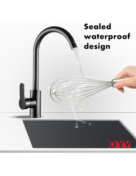 Batidor de acero inoxidable OYV 25,4 cm apto lavavajillas