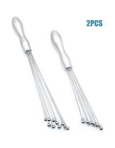 Batidores de Huevo Hitefu 2PCS Acero Inoxidable 25,4 y 30,5 cm 2