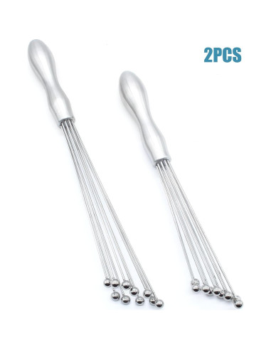 Batidores de Huevo Hitefu 2PCS Acero Inoxidable 25,4 y 30,5 cm