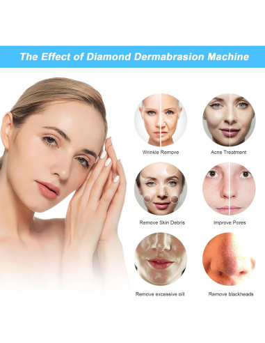 Máquina de Microdermoabrasión Diamante AIMENGXI 2 en 1