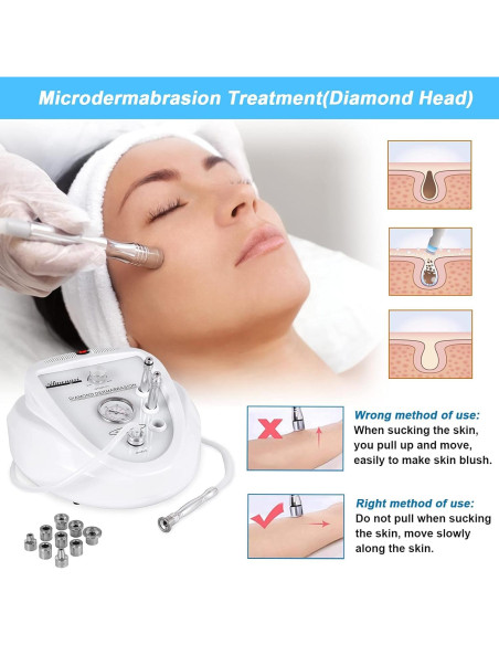 Máquina de Microdermoabrasión Diamante AIMENGXI 2 en 1