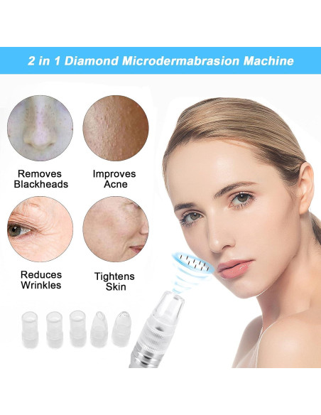 Máquina de Microdermoabrasión Diamante AIMENGXI 2 en 1