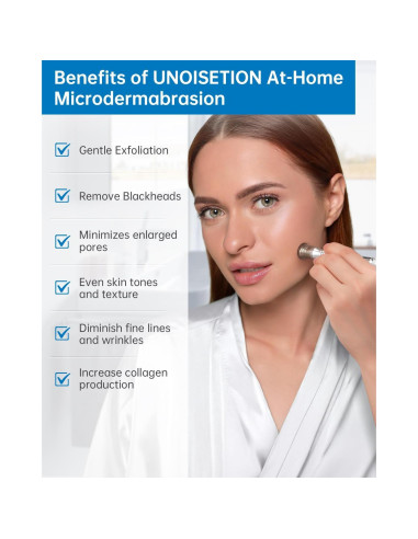 Máquina de Microdermoabrasión Facial UNOISETION 2 en 1