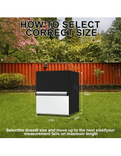 Funda para Refrigerador Exterior GJMZTQG 600D Impermeable 0.48kg 2