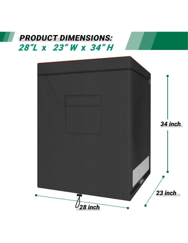 Cubierta para Congelador Horizontal CATOTEL 86x58x86 cm