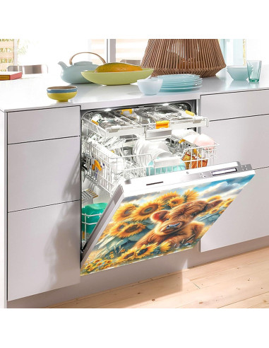 Cubierta Magnética Exnundod 58x66 cm Vaca para Lavavajillas