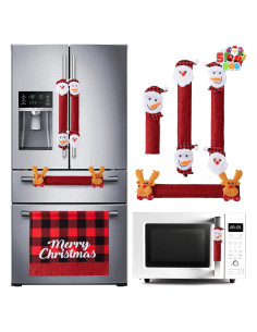Fundas de Mango de Refrigerador Navidad JOYIN 5 Piezas