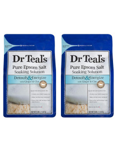 Conjunto de Baño Dr. Teal Sal de Epsom Jengibre 2x1.36kg