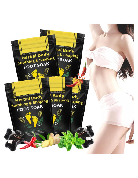 25 Perlas de Remojo para Pies Desintoxicantes BEFIVECOK 25 Perlas de Remojo para Pies Desintoxicantes BEFIVECOK