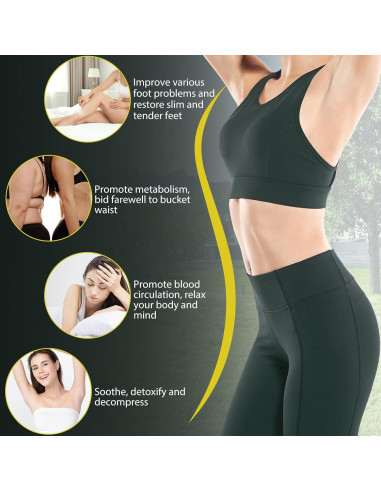 25 Perlas de Remojo para Pies Desintoxicantes BEFIVECOK