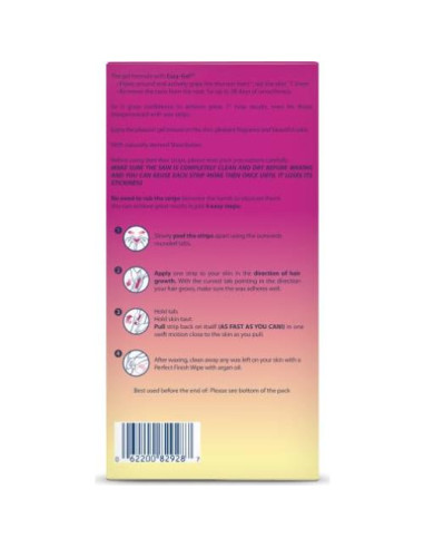 Ceras Frías Veet para Piernas y Cuerpo 40 unidades