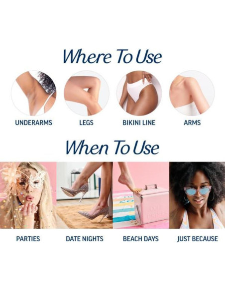 Kit de Depilación Veet - Tiras de Cera Fría 40 Unidades